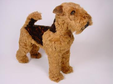 Airedale terrier soft toy hotsell