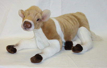 Flossie Cow Luxury Plush Stuffed Farm Animal Big Furry Friends