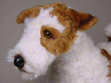 Wire fox terrier stuffed animal hotsell