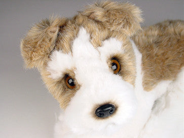 Wire haired fox terrier top stuffed animal