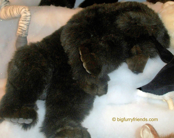 "Snuggles" Sleeping Brown Bear