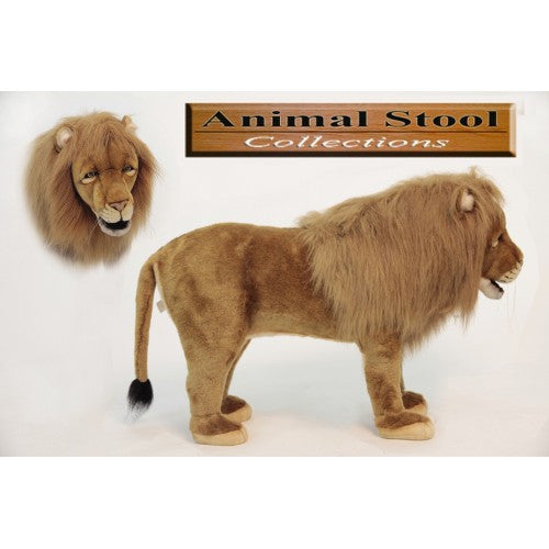 "Ari" Lion Footstool