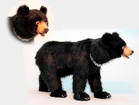 "Winnipeg" Black Bear Footrest