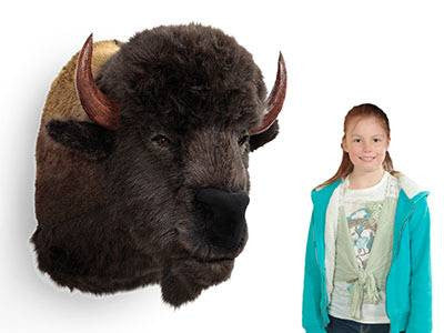 "Brainard" Buffalo Bison Wall Mount