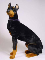 Buster Doberman Pinscher Luxury Plush Stuffed Dog Big Furry Friends
