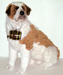 Barry Saint Bernard Luxury Plush Stuffed Dog Big Furry Friends