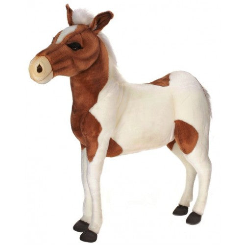 "Bella" Brown and White Pony Ride-On
