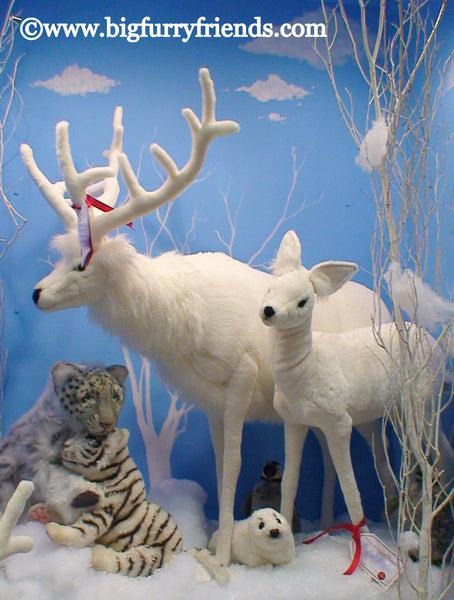 "Spirit" White Reindeer Baby